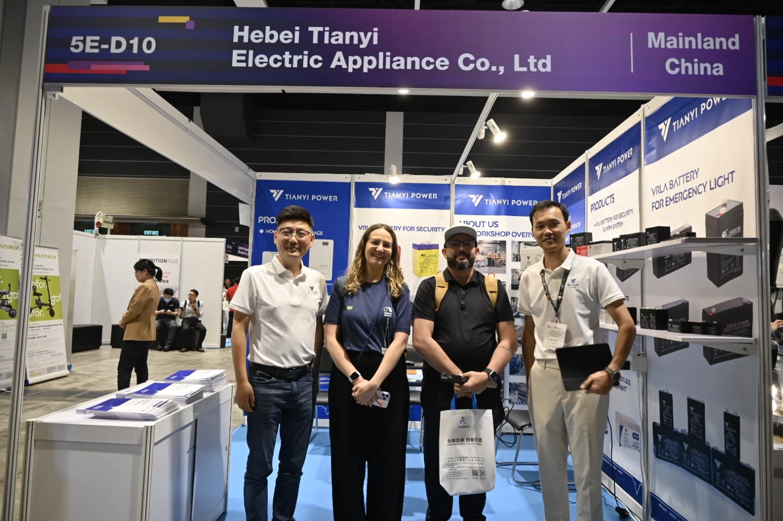 October 13–16, 2025 – Hebei Tianyi Appliance Electric Co., Ltd. made a grand appearance at the Hong Kong Electronics Fair (Autumn Edition)